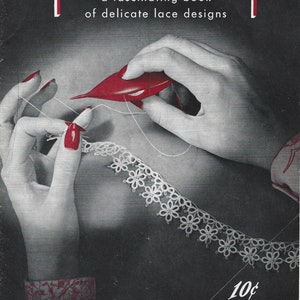 Vintage Tatting Patterns 1944 Book 207 (***PDF instant digital download***) instructions to make