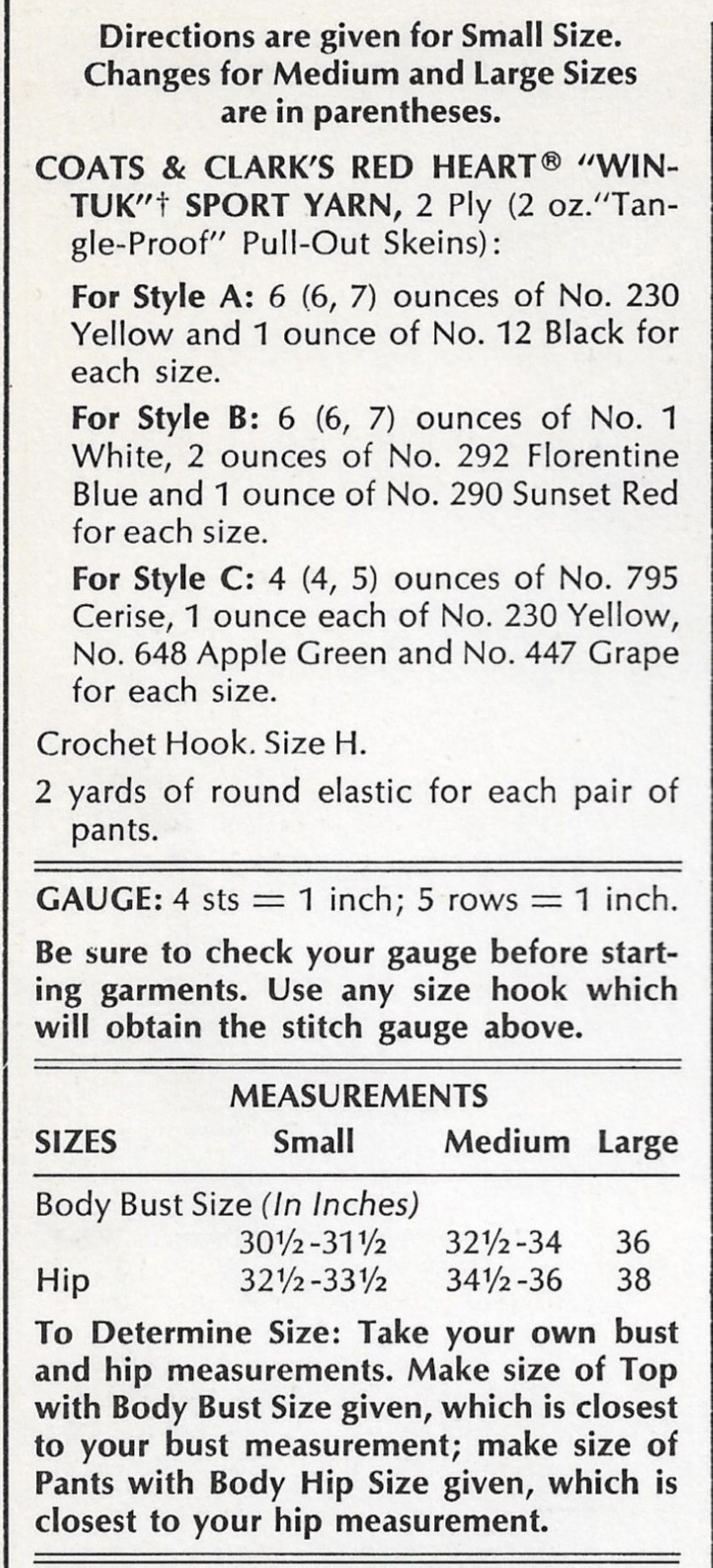 Vintage Crochet/Knit Hot Pants, Tops, PATTERNS 1970's Téléchargement