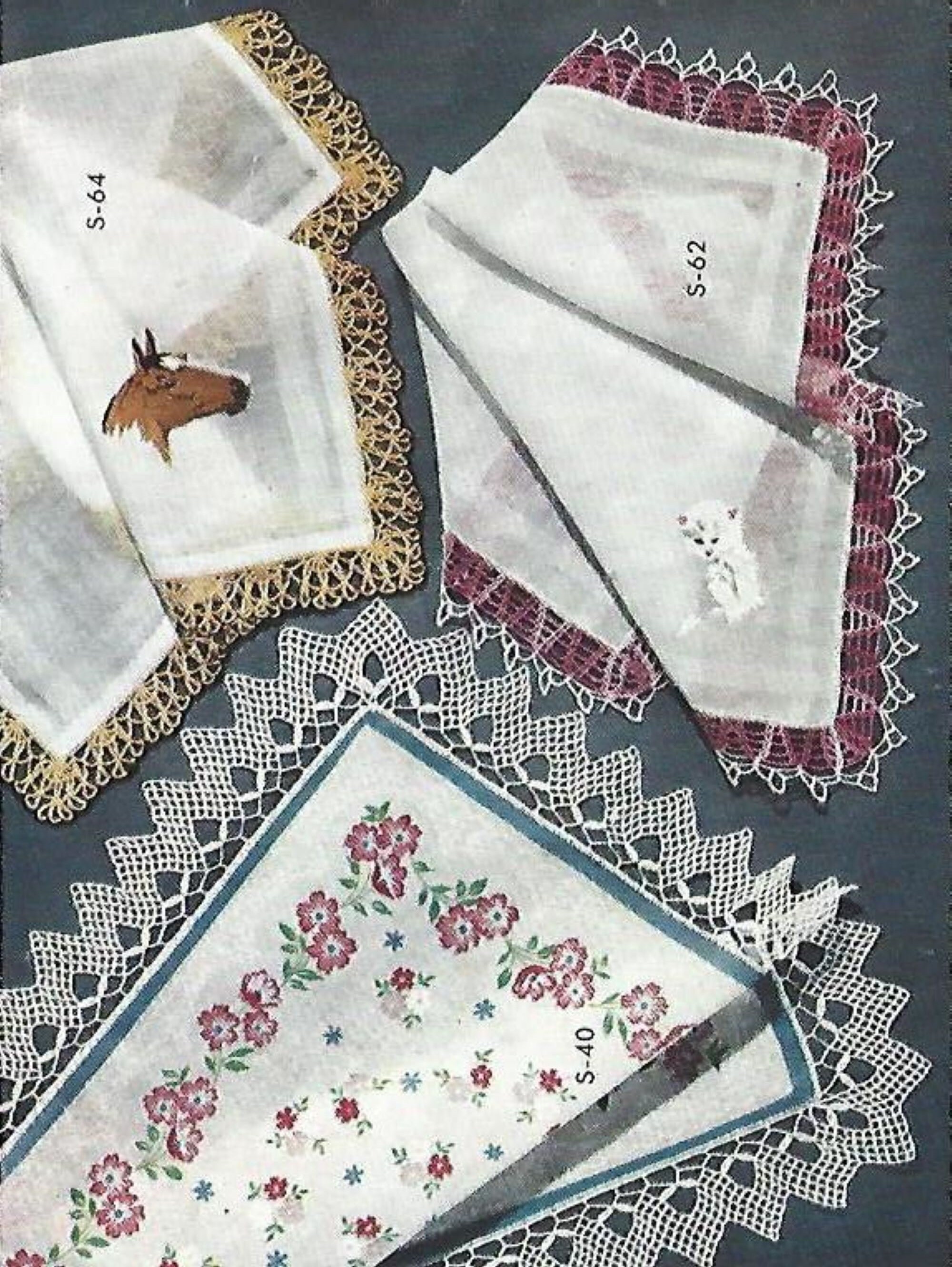 Vintage Crochet Edging Patterns 1951 PDF Instant Digital Etsy