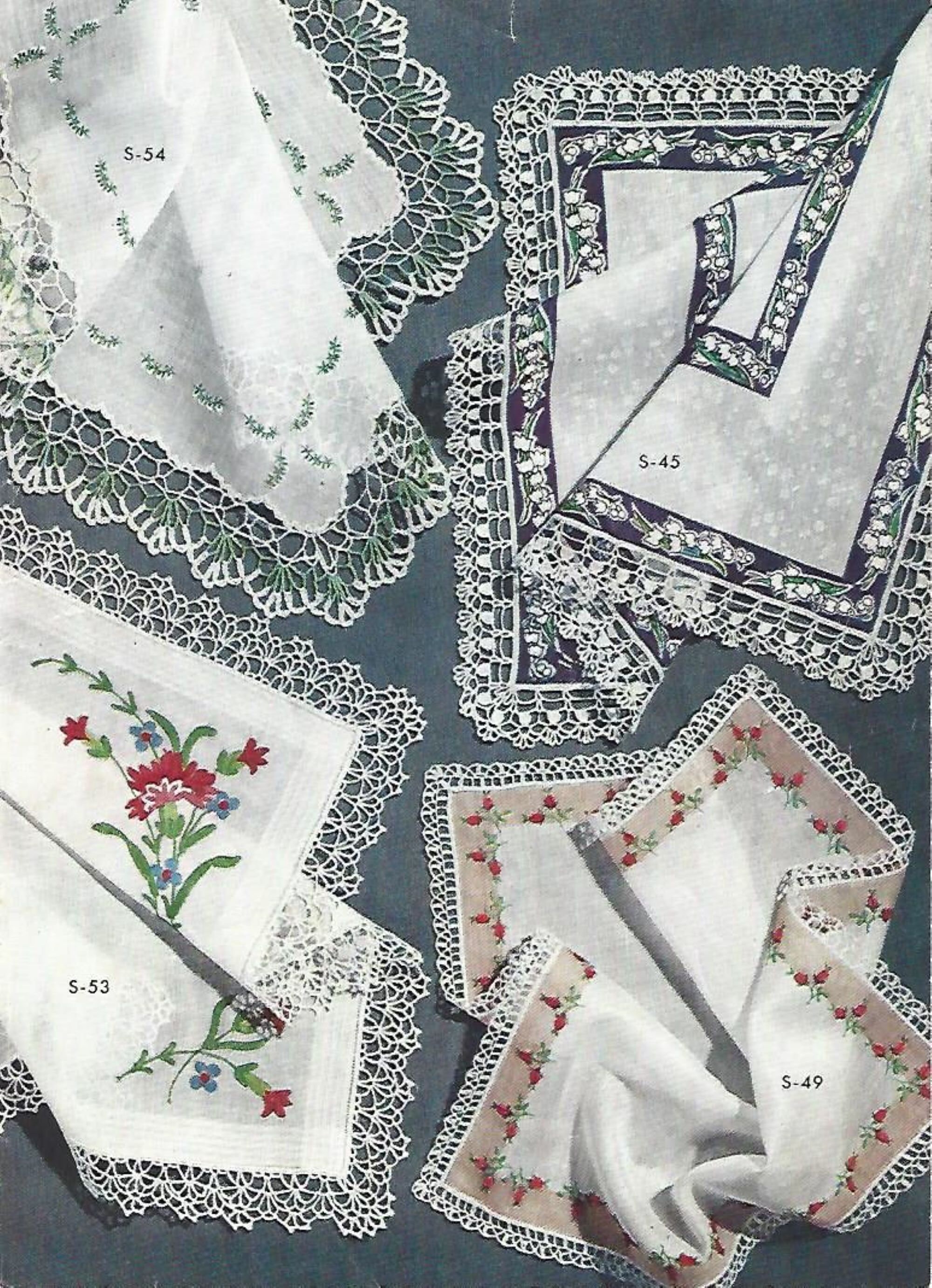 Vintage Crochet Edging Patterns 1951 PDF Instant Digital Etsy