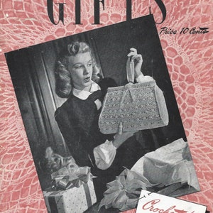 Vintage Gifts Crocheted and Knitted Patterns 1945 (***PDF instant digital download***) instructions to make over 20 Gifts!