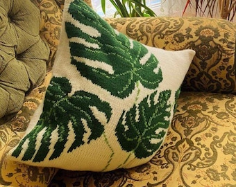 Knitted pillow cushion cover Zipper cushion cover Pillow cover/cushion cover Decorative pillow Knitted pillowcase Handknit sweater pillow
