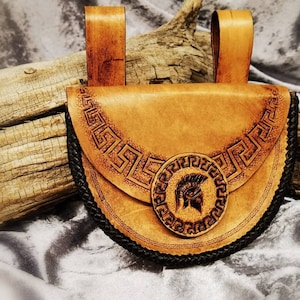 Leather belt bag