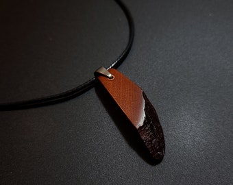 thunder-stricken jujube wood necklace