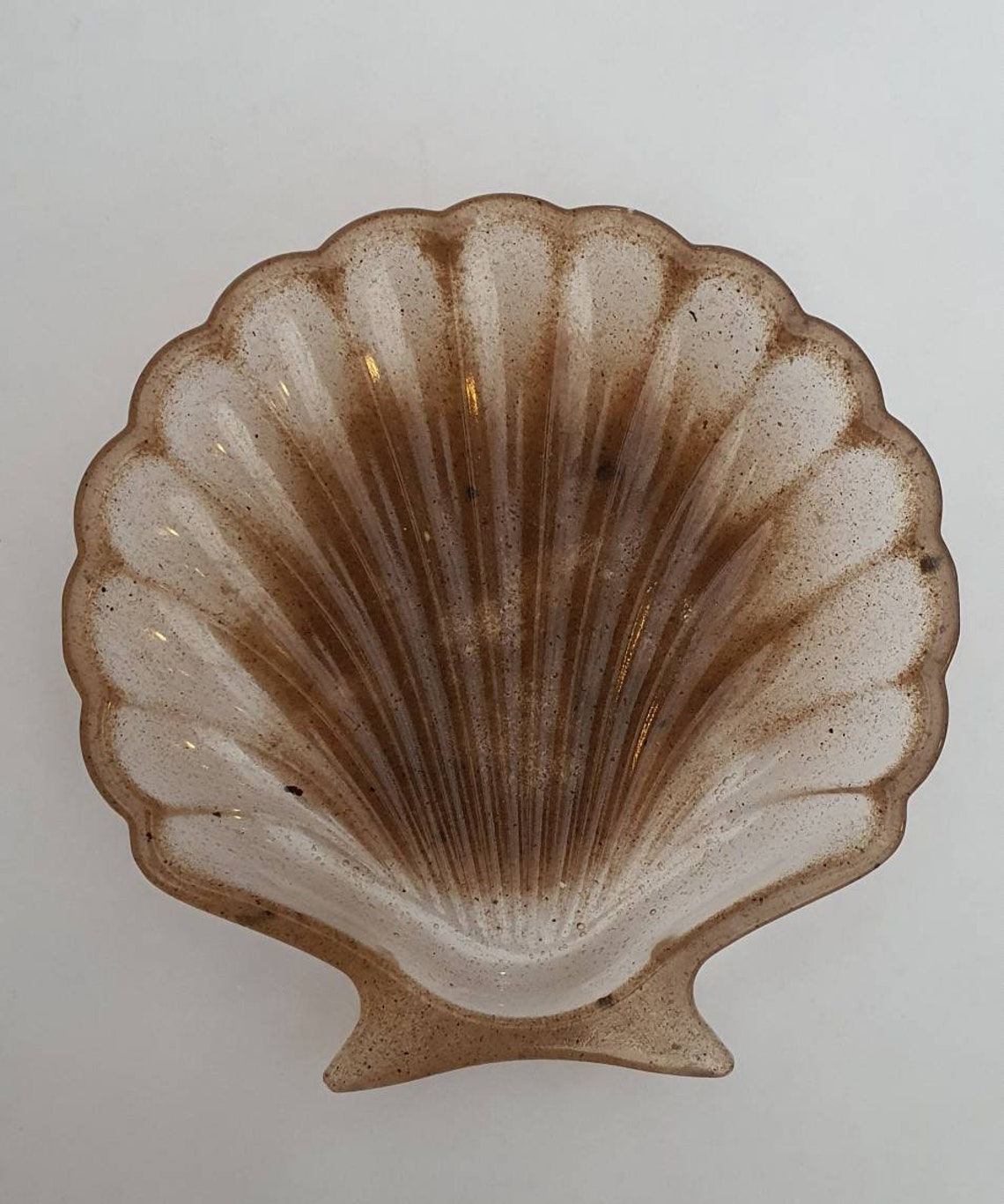 Resin Scallop Shell Trinket Dish Trinket Dish Soap Dish Etsy