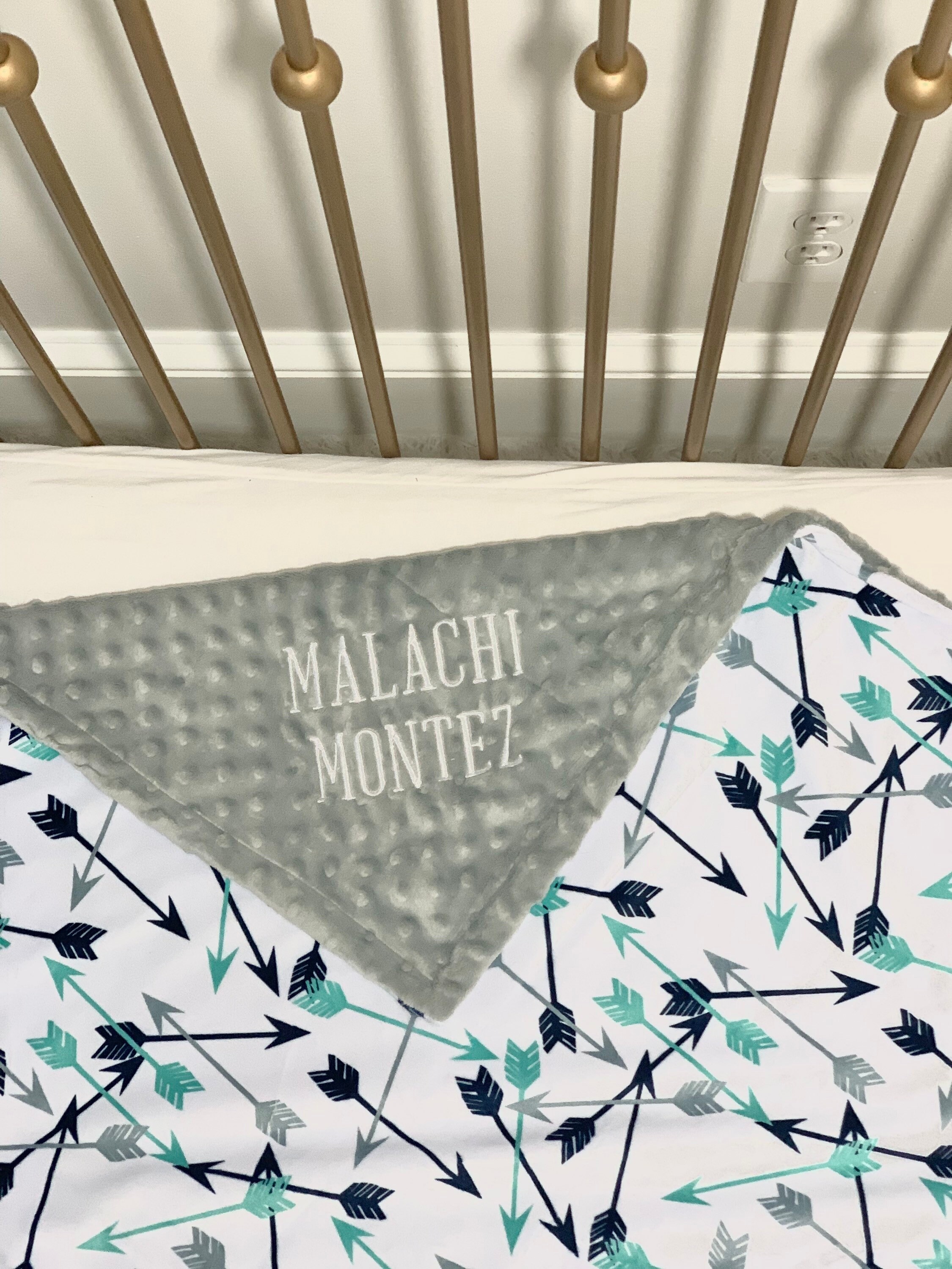 Baby Boy Minky Blanket/ Minky Baby Blanket/ personalized minky Etsy