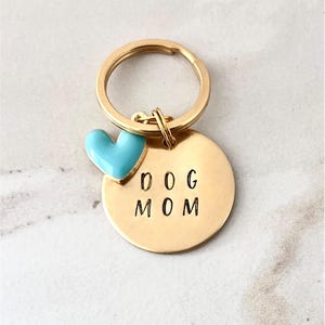 Dog Mom Keychain - Dog Mom Gift - Gift for Her - Pet Parents Gift - Fur Mom - Dog Mom Keytag - Gift for Couples - Cat Mom Gift - Unique Gift
