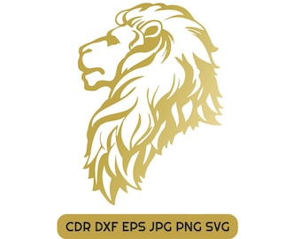 Free Free Gold Lion Head Svg 797 SVG PNG EPS DXF File