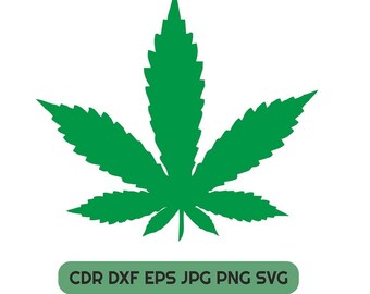Download Cannabis Leaf Svg Etsy