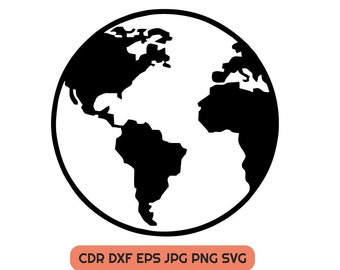 Download Globe Svg Etsy