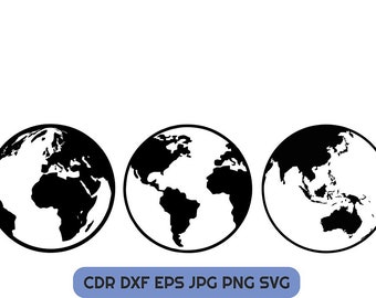 Download Free Globe Svg Etsy SVG Cut Files