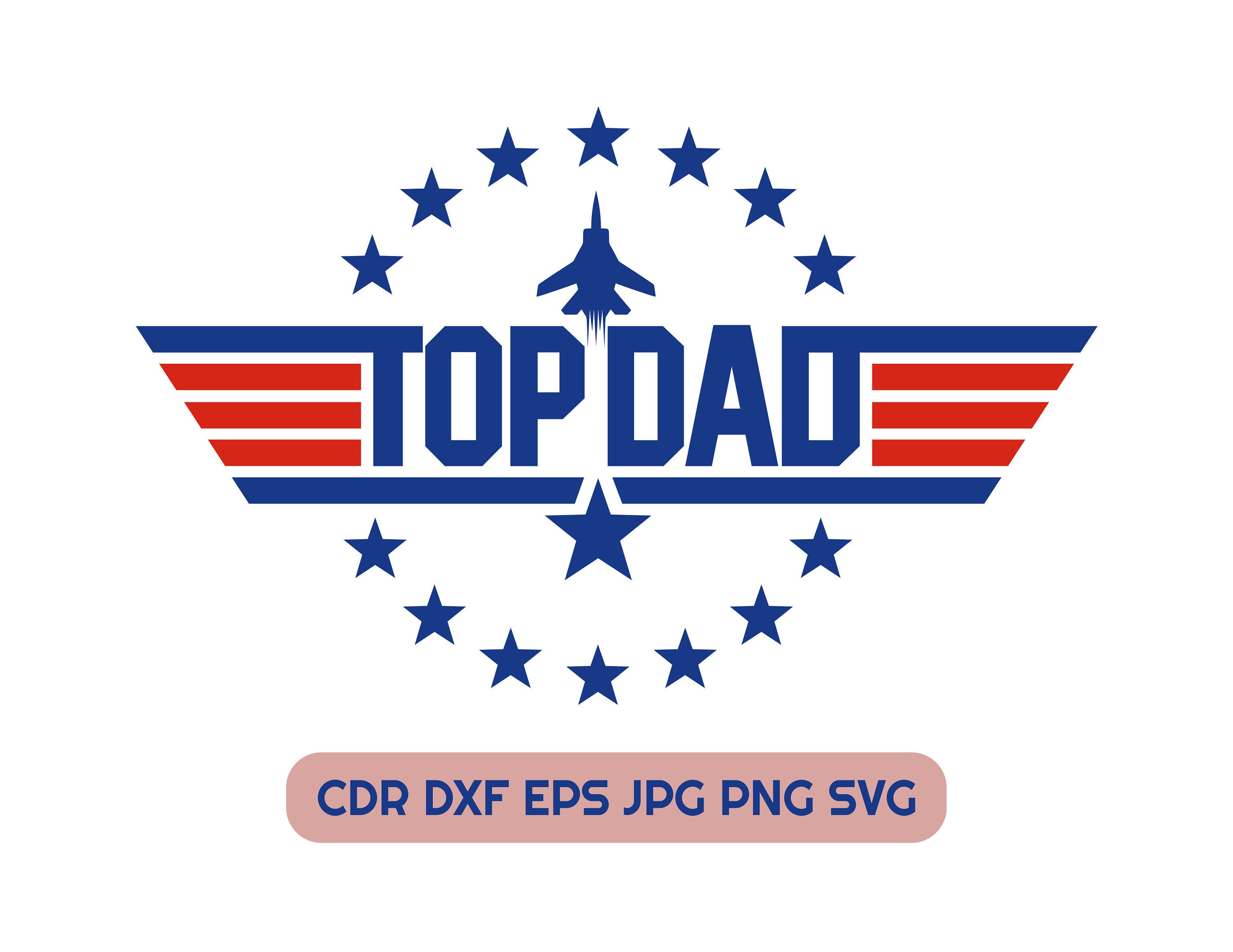 Download Top Dad Svg Best Dad Shirt Instant Download Top Gun Clipart Etsy