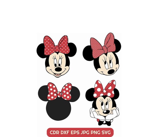 Download Free Minnie Mouse Svg Instant Download File Disney Vector Cricut Etsy SVG Cut Files