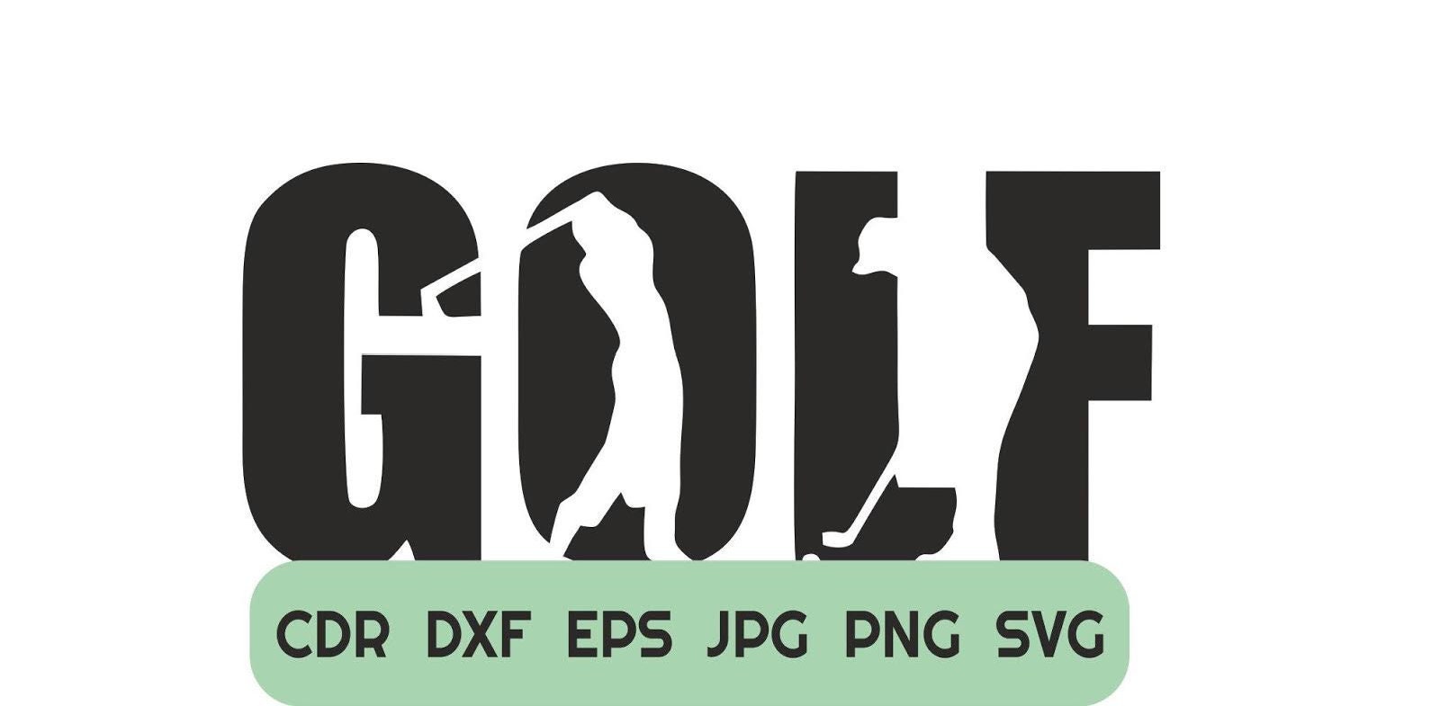 Golf Ball Cut File Golfing Svg Sports Silhouette Golf - Etsy