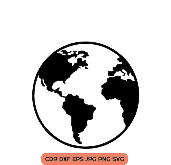 Download Earth Svg Download Files Planet Earth Cricut Files For Cut Etsy