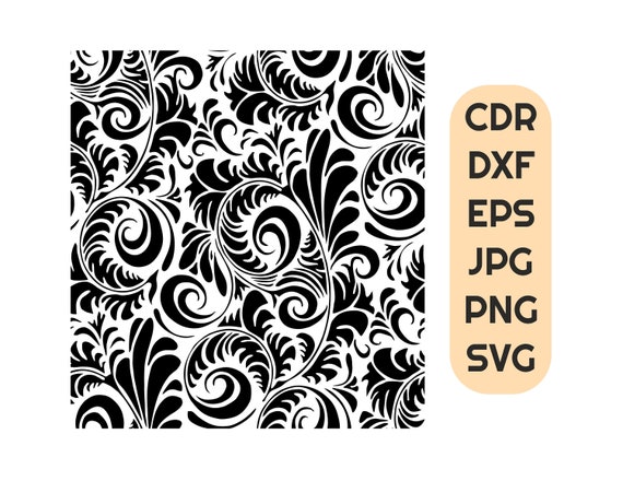 Download Western Pattern Instant Download Floral Digital Pattern Etsy