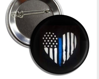 Barrett Buttons- Thin Blue Line Buttons- Please specify which TBL button you want in comments.