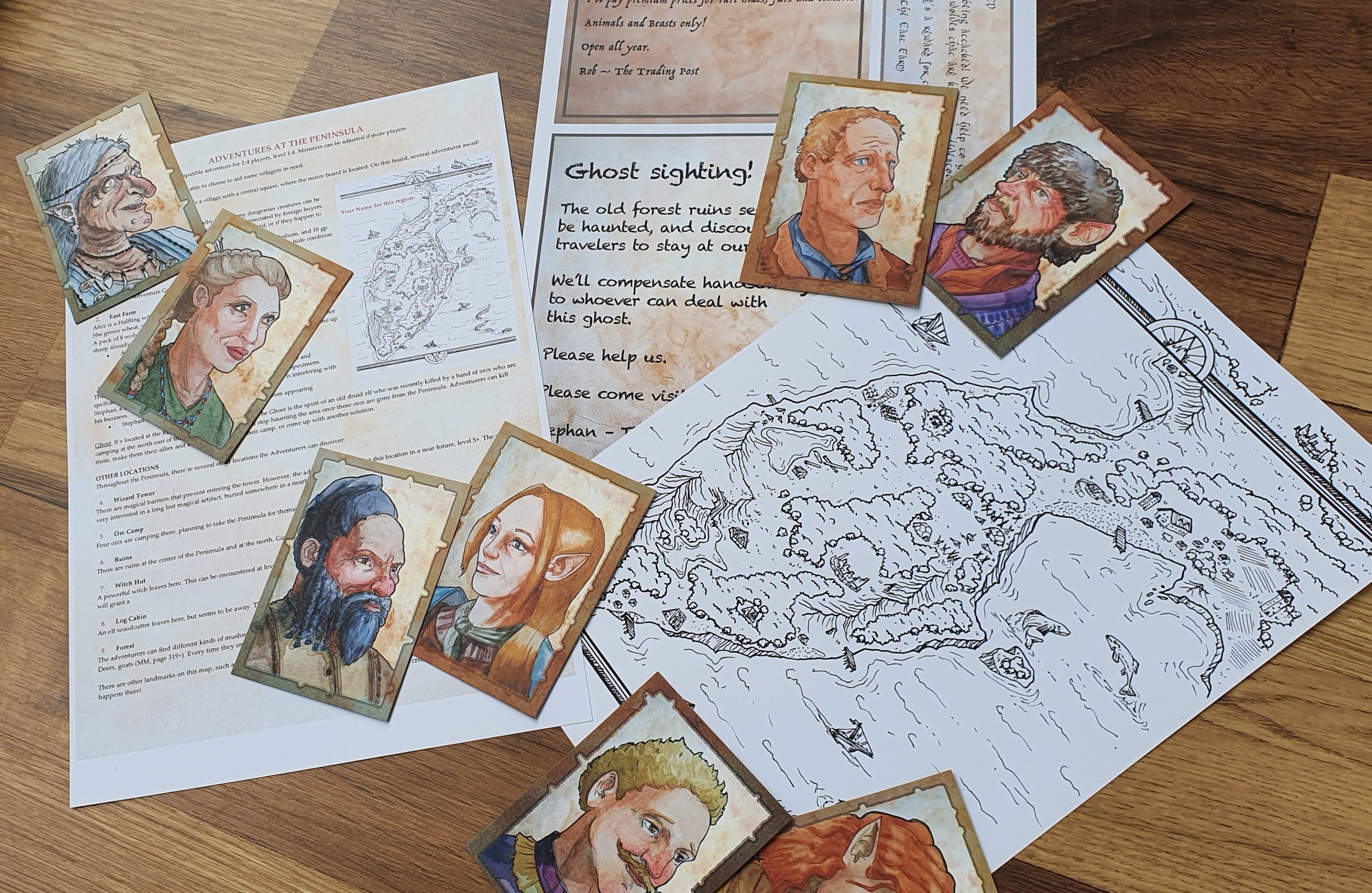 One Shot Adventure for D&amp;D 5E Printable Fantasy Adventures - Etsy