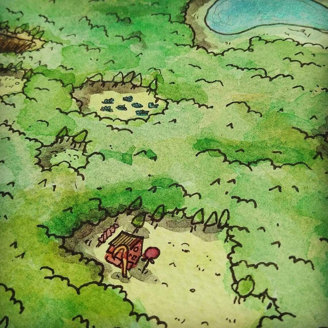 Enchanted Forest Printable Fantasy Map - Etsy Australia