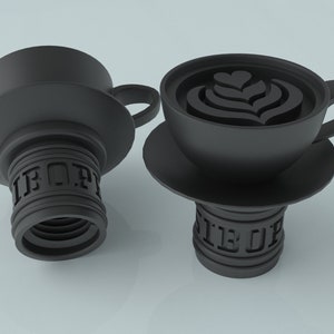 4 pcs High-Quality Coffee Latte ABS Plastic Tire Valve Stem Caps Covers, Custom Tire Valve Caps, Coffee Tire Valve Cap