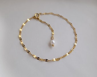 Gold chain bracelet 18k gold plated stainless steel bracelet for women Elegant Minimal gold bracelet gold Waterproof bracelet