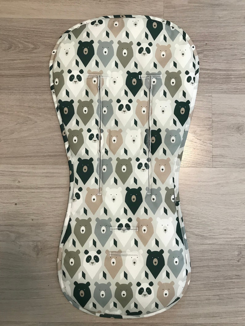 Seat liner seat pad for the Bugaboo Donkey Fox Cameleon Bee Buffalo tub cover seat pad Canopy Hood