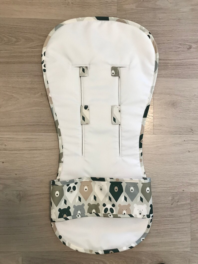 Seat liner seat pad for the Bugaboo Donkey Fox Cameleon Bee Buffalo tub cover seat pad Canopy Hood