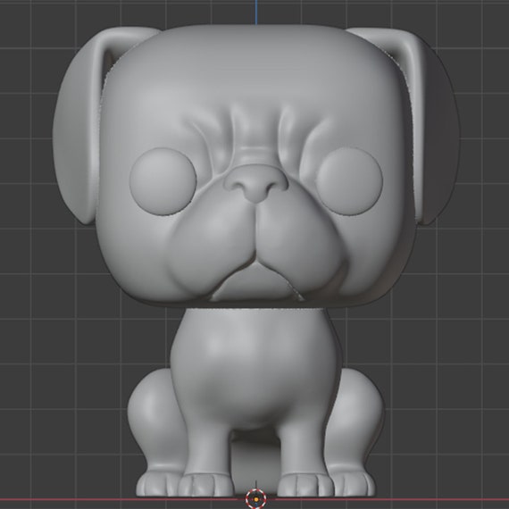Funko POP Dog 3D Model for Printing 