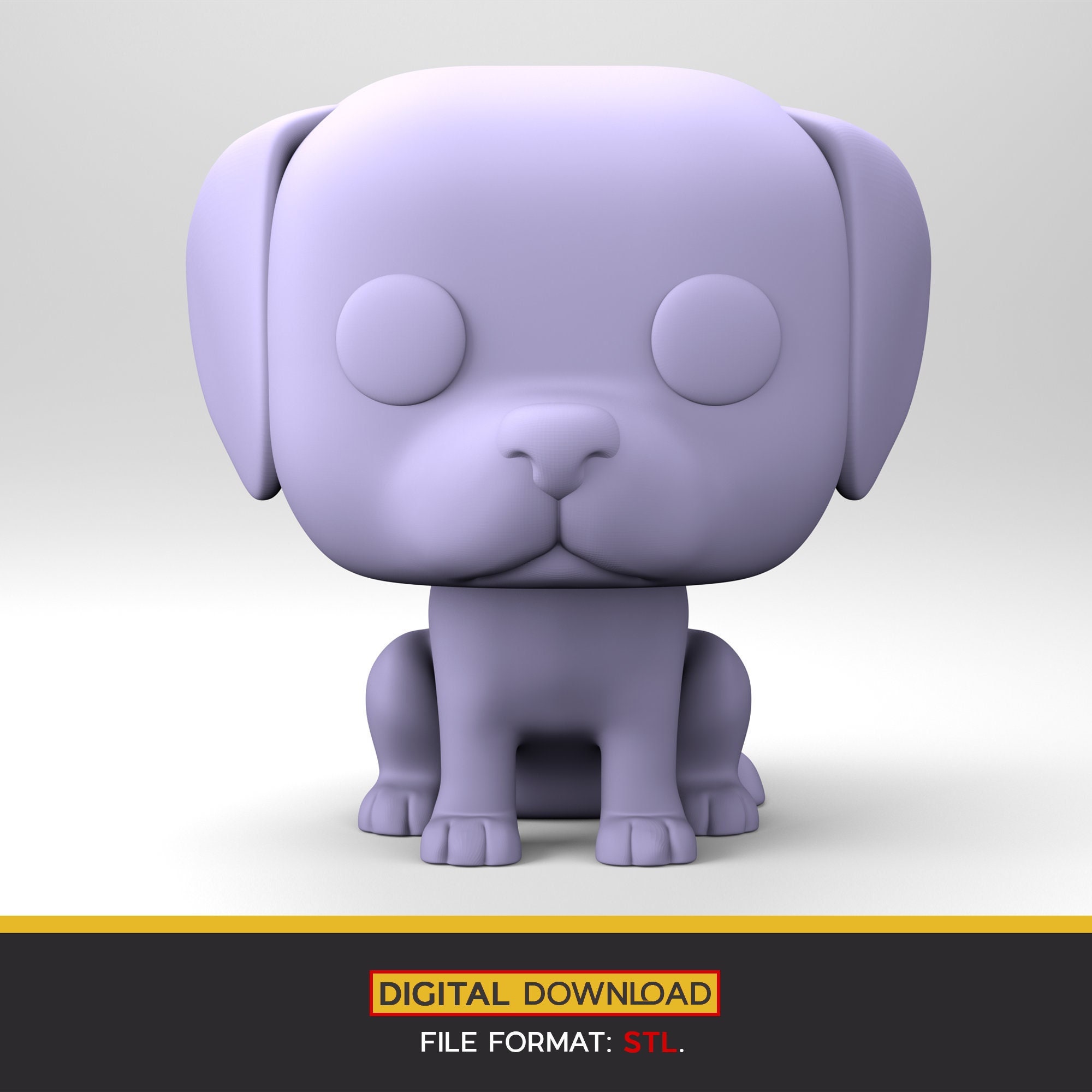 Dog 3D Model in a Funko POP Style for 3D Printing. Chibi - Etsy Dog 3D Model in a Funko POP Style for 3D Printing. Chibi - Etsy