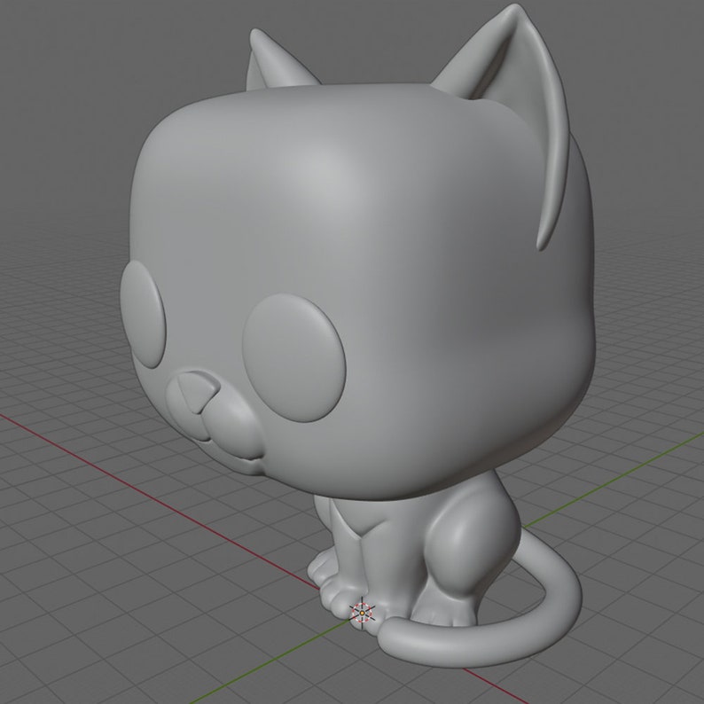 Custom Funko POP cat 3D model for Printing. Customizable 3D | Etsy