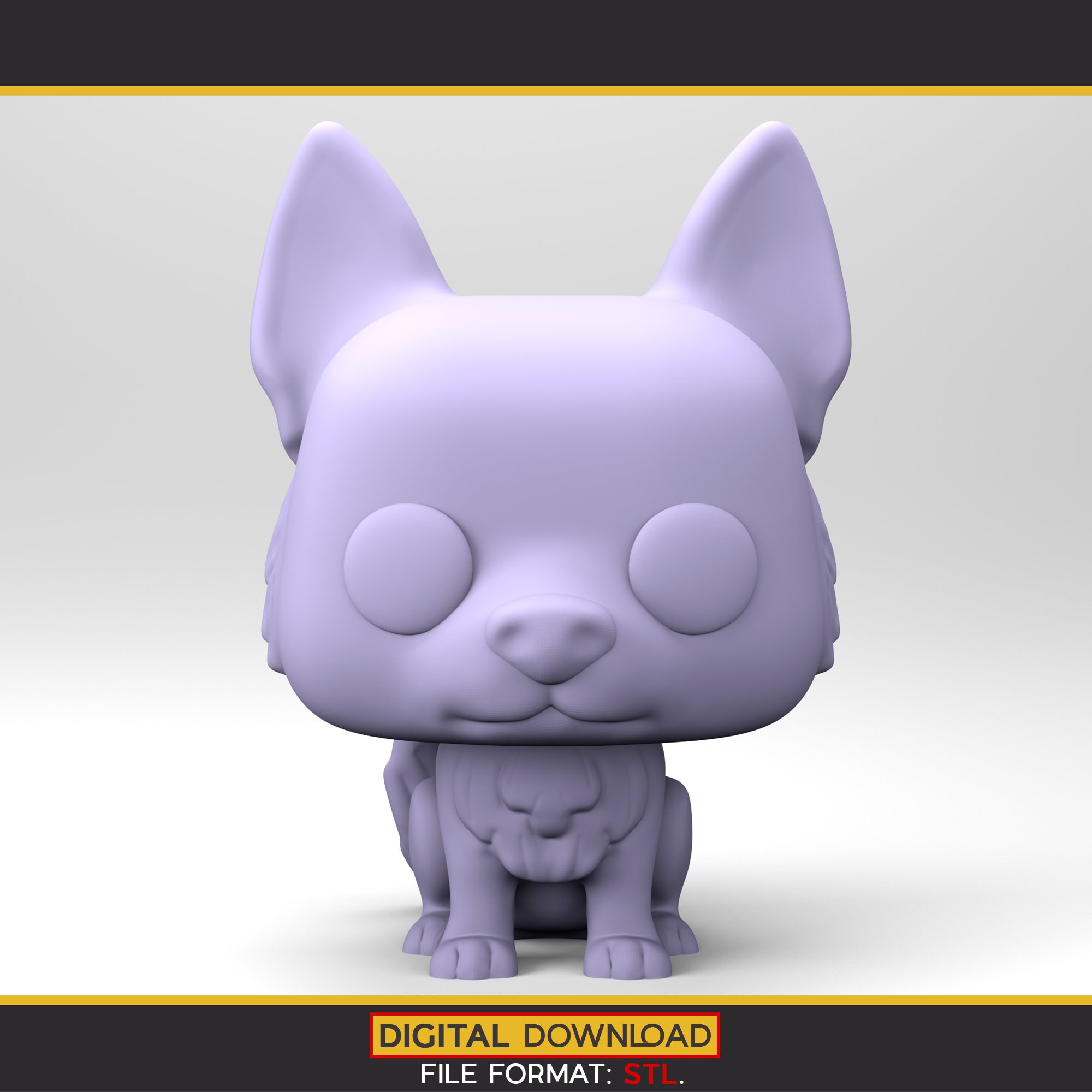 STL file FUNKO ENGLISH SHEPHERD・3D printer design to download・Cults