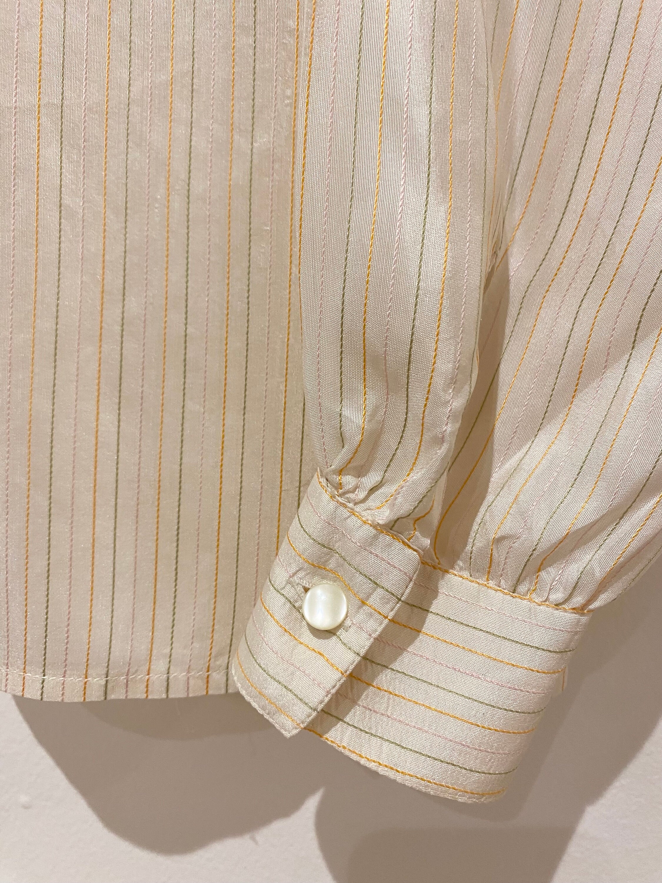 Chemisier J.Crew En Soie 100% - Sans Manches, Gris à Fleurs, Col Crew - Taille 6 - Occasion Très Bon état