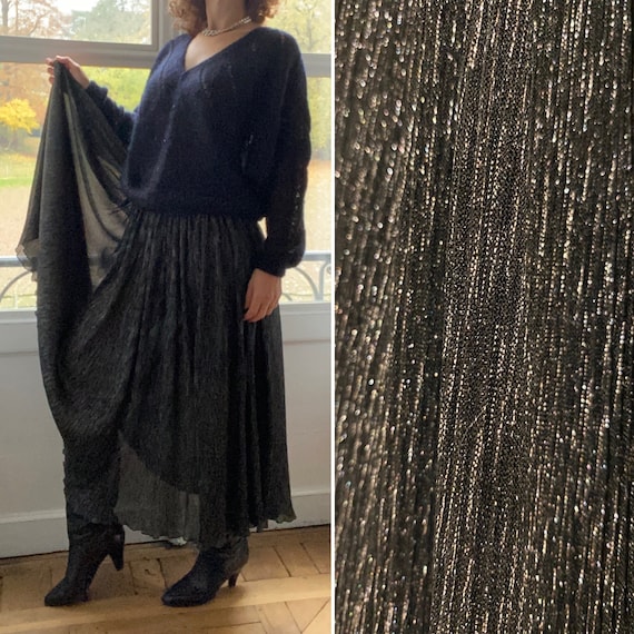 Long black veil skirt cheap