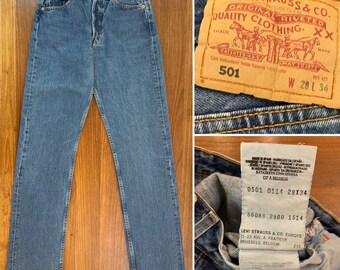 Levis W28 L34 | Etsy