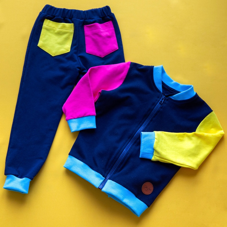 2-piece handmade zip sweatshirt and sweatpants set 2 piece set