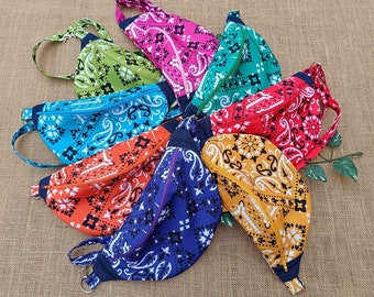 Sac banane façon bandana couleur au choix