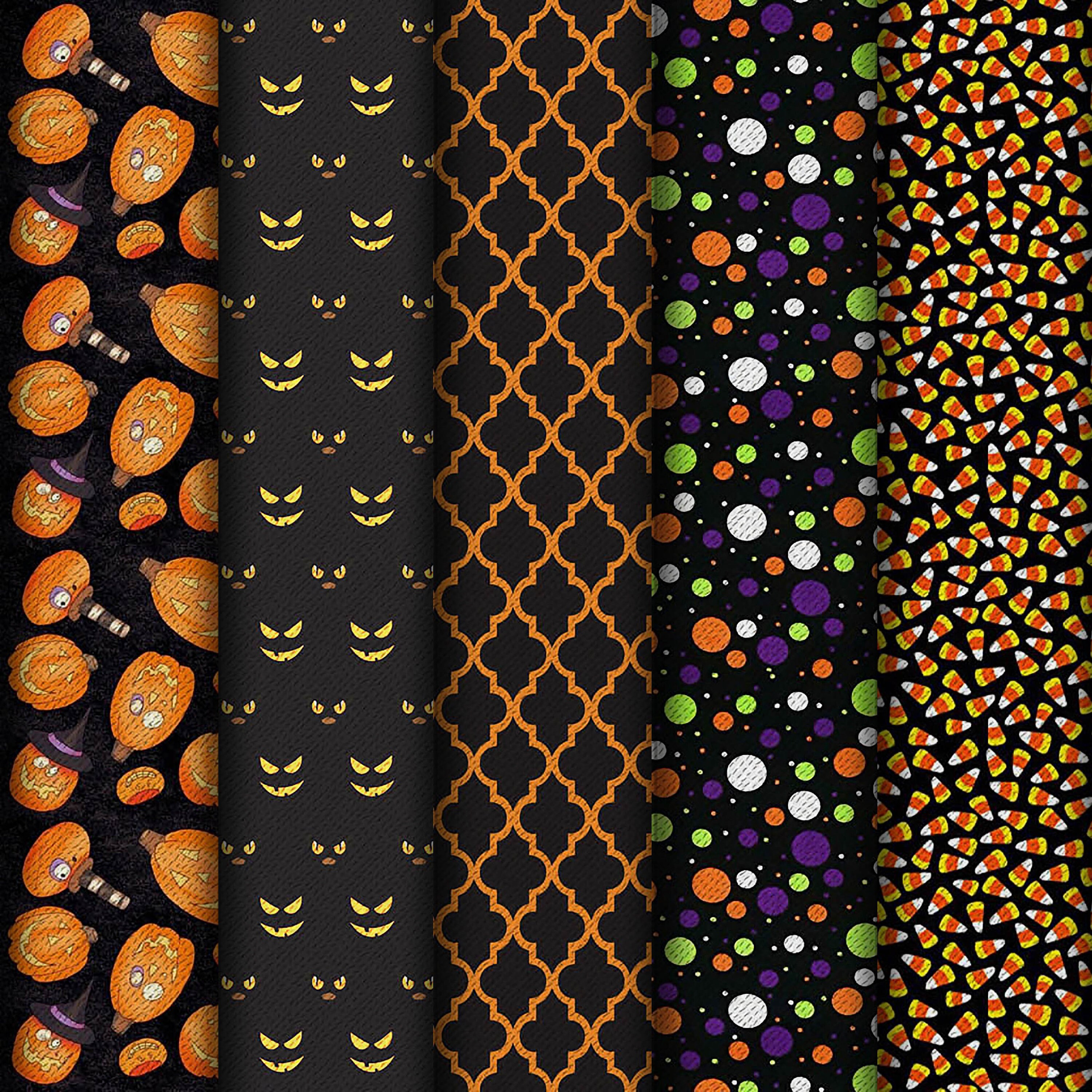 40 Halloween Digital Papers: Scrapbook & Print on Demand (digital ...