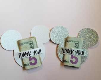 Mickey Mouse Tip Holder Cards (5 Pack)