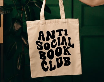 Anti Social Book Club Tote