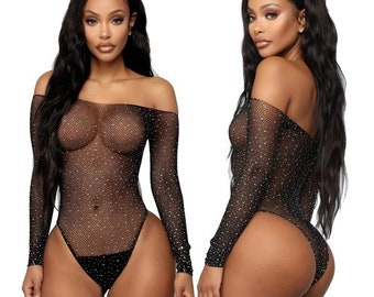 rhinestone playsuit