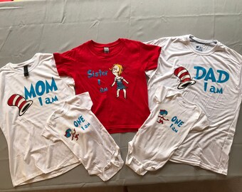 dr seuss 1st birthday shirt