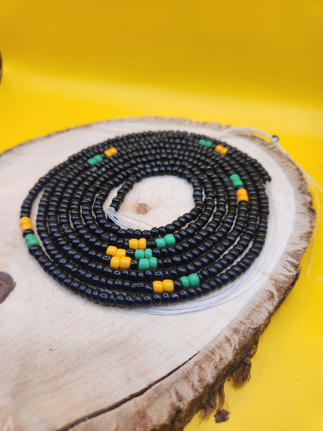 Jamaican Vibes Tieon Waist Beads Etsy