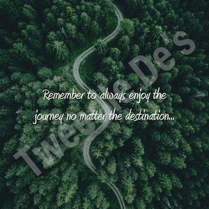 Wall Print Art - Enjoy the Journey