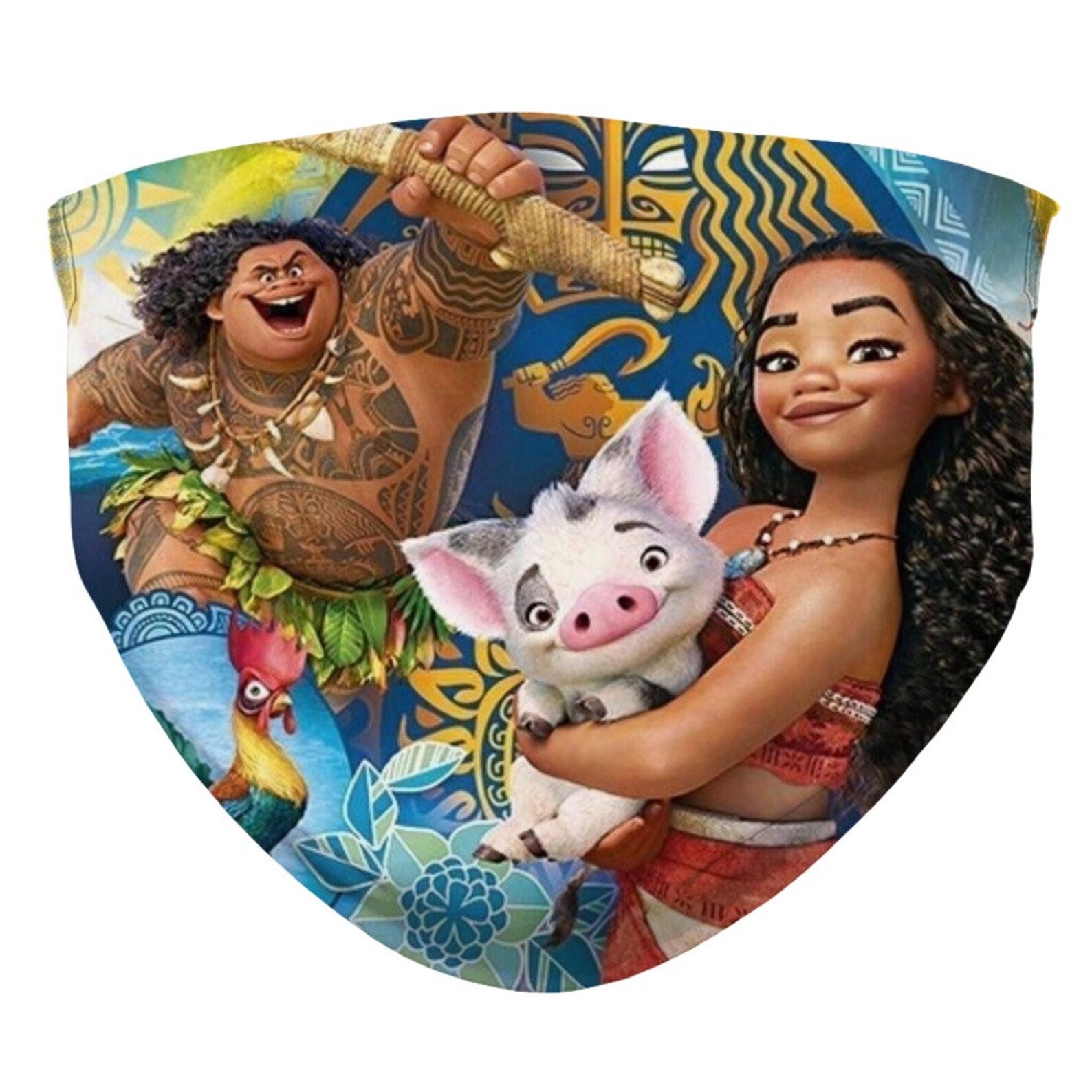 Moana Sublimation Face Mask New addition include five self | Etsy