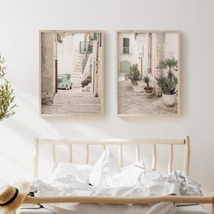 Italy Set of 2 Prints: Mediterranean Wall Art, Digital Download - IT187D
