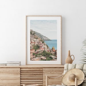 Positano Print Instant Download, Amalfi Coast Wall Art, Italian Travel Poster - IT151