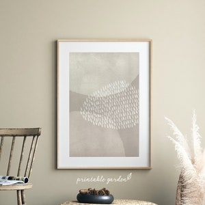 Pastel Tones Wall Art, Neutral Print, Living Room & Bedroom Wall Art, Grey Tones Print, Neutral Nursery Wall Art, DIGITAL DOWNLOAD - GA140
