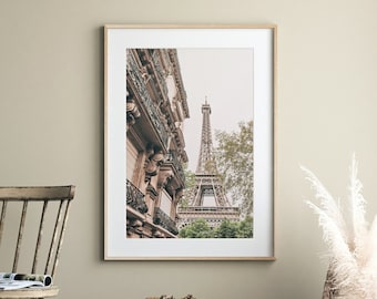 Paris Print: Eiffel Tower Travel Wall Art, Cityscape Digital Download | P03