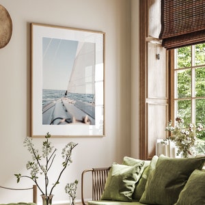 Sailboat Print, Sailing Art, Sailboat Photography, Summer Wall Art, Beach House Wall Art, Sailing Gift, Nautical Print, DIGITAL PRINT - M126