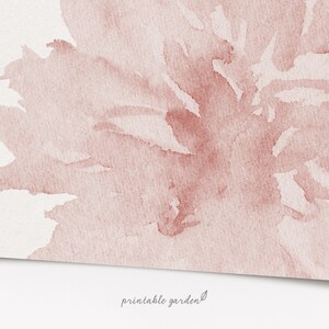 Watercolor Flower Set of 3 Prints, Pink Wall Art for Bedroom or Nursery ...